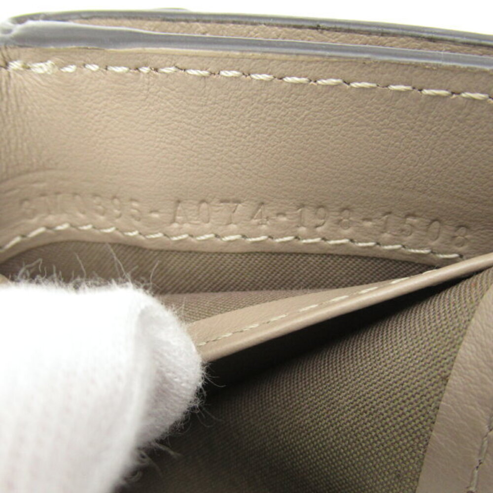 Fendi Compact Tri fold Wallet Exotic Python Leath… - image 7